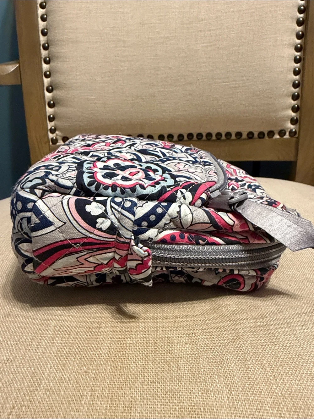 Vera Bradley Quilted Paisley Cosmetic Pouch